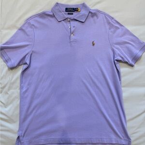 Polo by Ralph Lauren Men's Lavender Polo Shirt
